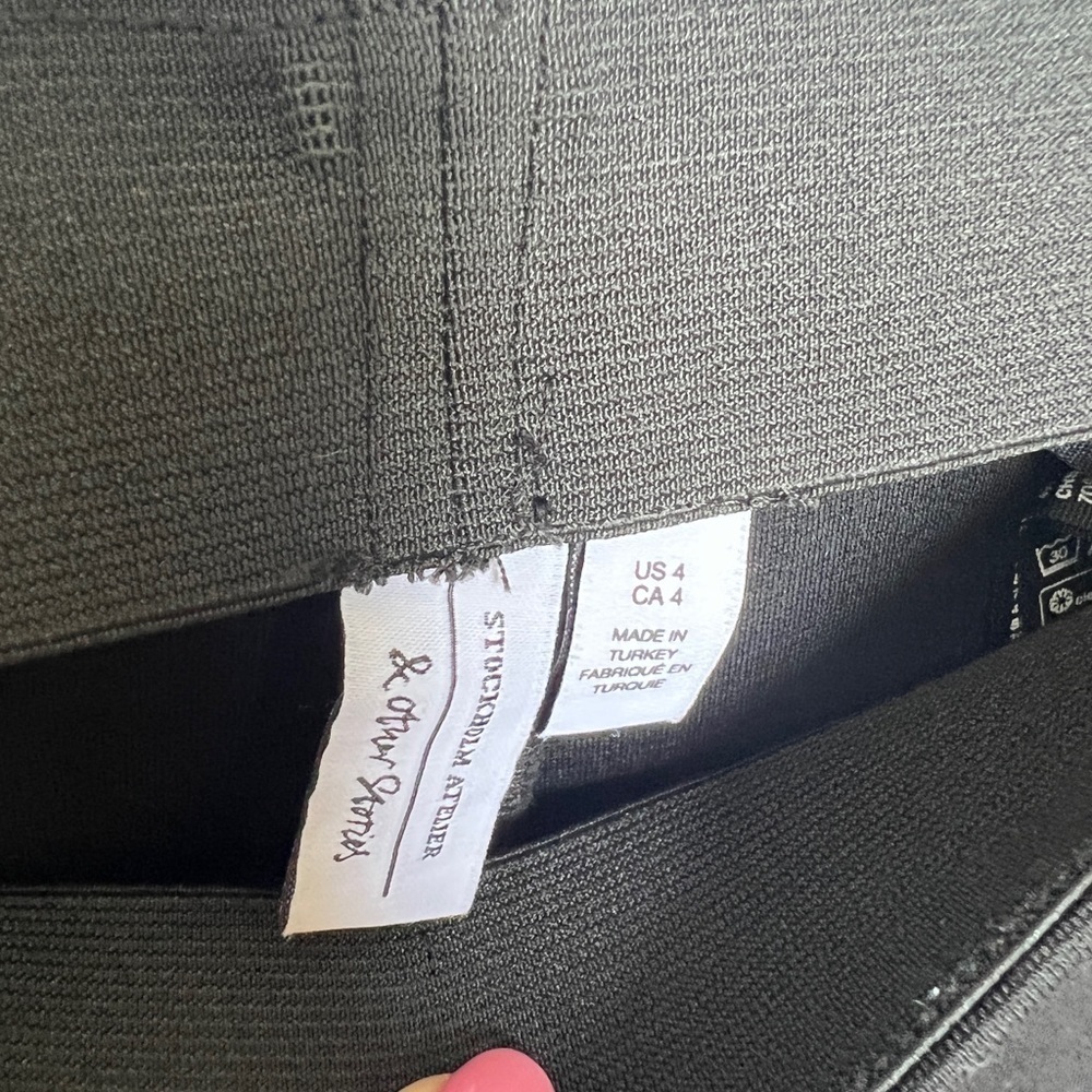 & Other Stories Black LeggingPants in Size 4 - Picture 3 of 9